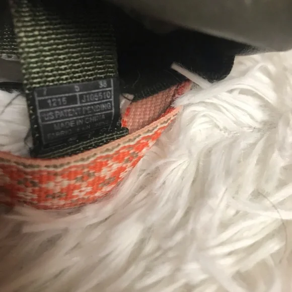 Chaco" Sandals Size-W7 Orange -Good Condition - Picture 7 of 12